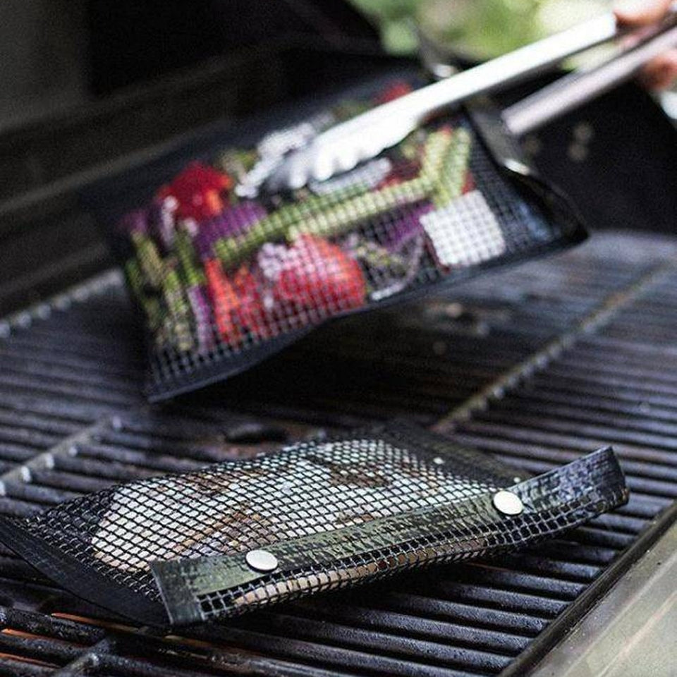 Non-Stick Mesh Grilling Bags